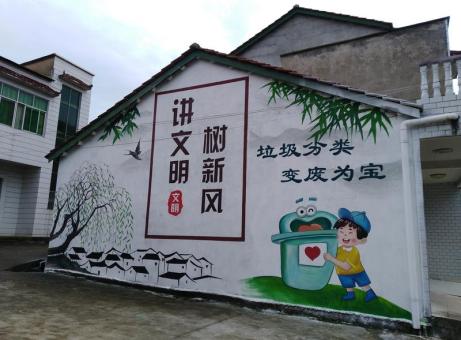 镇平墙绘是现在流行的墙体广告