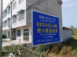 镇平墙体广告质量分析