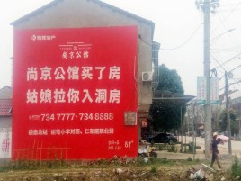 镇平墙体广告在乡镇、农村市场的媒体优势