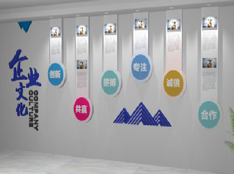 镇平企业文化墙需要传递什么办公文化？